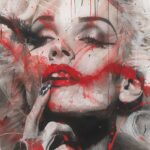 marilyn-monroe-street-art-schilderij-met-verfspatten