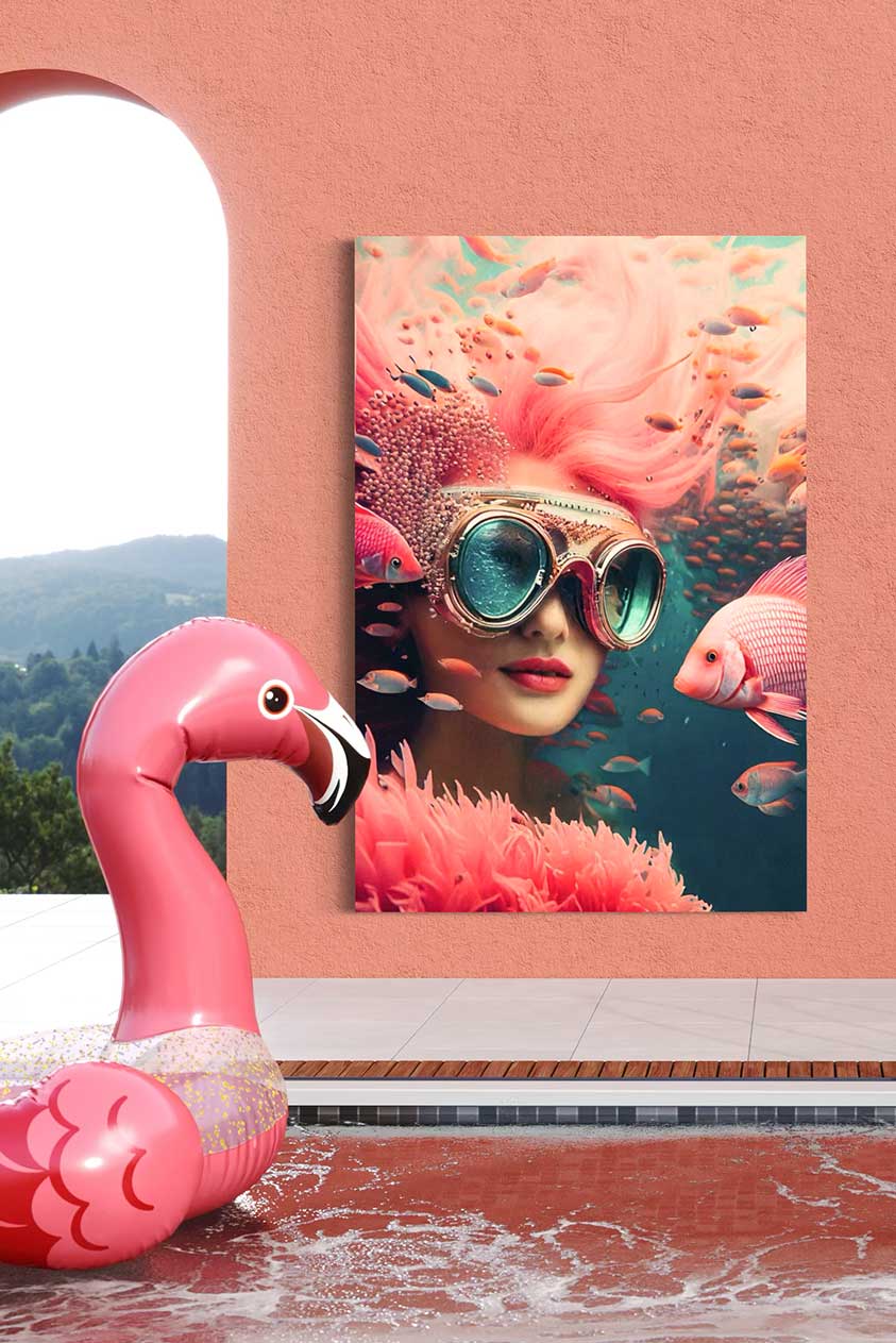 underwater-vrouw-met-roze-haar-en-vissen-in-surrealistische-onderwaterwereld-kamer2