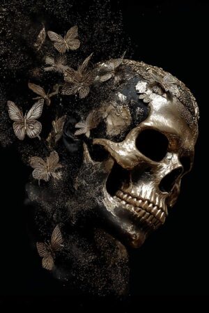 memento-aureum-gouden-schedel-kunstwerk