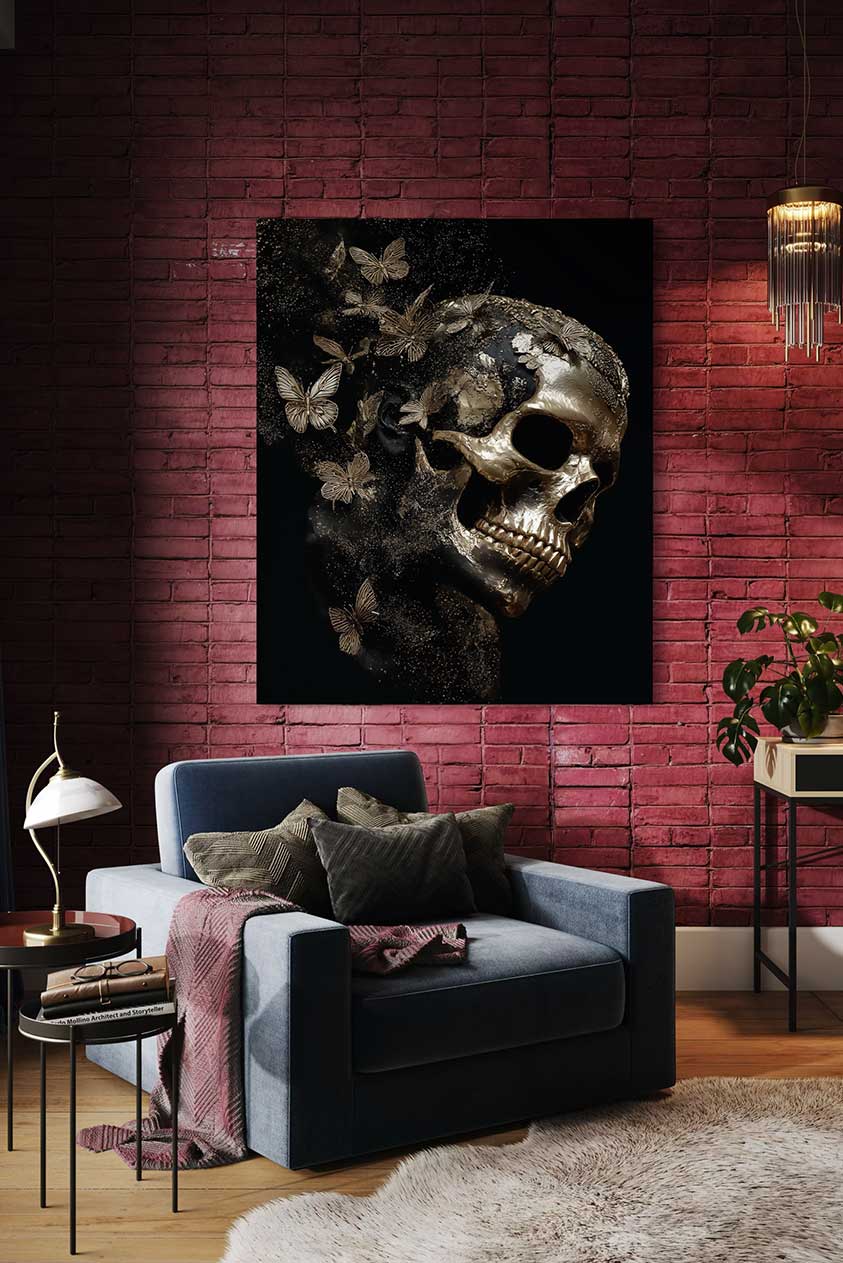 memento-aureum-gouden-schedel-kunstwerk-room1